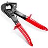 Idong Tagliacavi a Cricchetto HS325A, Robusto Tagliacavi in Alluminio Resistente per Cavi in Rame, Tagliafili per Uso Pesante Fino a 240 mm²