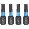 QUARKZMAN 4Pz H5/32 Inserti per Avvitatore Esagonale 1/4 Gambo Esagonale 25mm/1 Lunghezza Punte per Cacciavite Magnetico Esagonali in Acciaio S2 per Trapano Elettrico Qualità