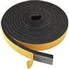 Indrnif 20 m di gomma espansa autoadesiva, 12 x 3 mm, per porte e finestre, anti-collisione, isolamento acustico (12 x 3 x 20 m)