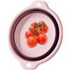 Generic Bacino di lavaggio pieghevole - Vasca da bagno pieghevole portatile | Vasca per lavello pieghevole multiusuale, di grande capacità con maniglie per campeggio cucina all'aperto | Space Saving