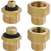 BYZESTY 4 Pezzi Cartuccia di Gas Adattatore Europa, Adattatore per Bombole di Gas, Adattatore per Ricarica Bombola Gas, Adattatore Bombole Gas Nr 1-4