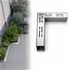 ZASEZOD Piccola Canaletta Di Scolo Acqua Piovana Inox 304 Con Griglia Rimovibile | Canale Di Scarico Stretto, Canalina Lineare Con Griglia Per Terrazza, Piscina, Giardino, Cortile(L-250x35x30mm)
