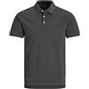 JACK & JONES Polo Plain Shirt Collar Polo | Materiale riciclato, vestibilità ampia, colletto polo, maniche corte, tinta unita, traspirante, stile basic