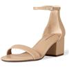 Amazon Essentials Sandali con Tacco e Due Cinturini Donna