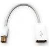 SYSTEM-S Cavo USB 3.1 da 10 cm con spina di tipo C e presa 2.0 di tipo A, bianco