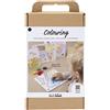 Creativ Company Set creativo da colorare, lavagna da disegno, colori standard
