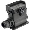 Harting "Han ECO 16B custodia di base con pressacavo, 1xM32 uscita cavo laterale, con 1 staffa longitudinale con cappuccio di protezione in plastica"