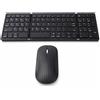 Lustrens Tastiera e mouse wireless pieghevoli - Bluetooth 5.1, 81 tasti
