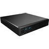 Lustrens Mini-PC barebone, socket AM4, DDR4 fino a 64GB, alloggiamento per HDD e SSD da 2,5 pollici, HDMI, USB-C, colore nero