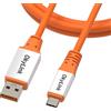Lustrens Cavo USB 3.2 Gen 2, connettore USB-A a USB-C, velocità di trasferimento 10 Gbps, lunghezza 1,5 metri