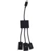 Lustrens Hub USB Type-C 3-in-1 con cavo da 20 cm