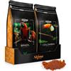 SkimaCoffee Caffè macinato 2 x 500 g BRASILE/COLOMBIA 100% Arabica | Appena tostato