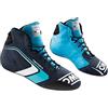 Omp Scarpe One Evo Tecnica Blu/Ciano Misura 48 Fia 8856-2018, Stivali Unisex Adulto, Standard, EU