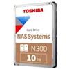 Toshiba Hard Disk 3.5" 10TB Toshiba N300 NAS 7200rpm 512MB Serial ATA [HDWG71AEZSTA]