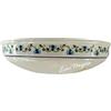 Petra Lux Applique in ceramica rustica mezzaluna con decoro GEMMA disegnato a mano 1XR7S LUX4038PC