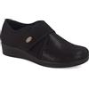 Fly Flot | Full Slipper Woman, Pantofole Donna Traforate con Strappo Regolabile, Ciabatta con Tomaia Stretch Adattiva in Microfibra Elasticizzata, Sottopiede in Microfibra Antshock, Nero, 35