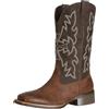J's.o.l.e Stivali da cowboy occidentali con punta quadrata per donna stivali da cowgirl invecchiati alla moda country