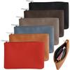 Towviy Portamonete 6 Pezzi, Portamonete Portatile con Cerniera Piccola Borsa per il Trucco PU Borsa da Viaggio Portatile Donne Raggazze Uomo, 6 Colori