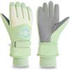 LuckyOpt Guanti da sci da donna, impermeabili, invernali, caldi, antiscivolo, antivento, caldi, touch screen, sci, corsa, ciclismo, sport all'aria aperta