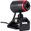 Hemobllo Webcam per PC 1,3 Megapixel ABS Sensore Cmos e Clip | USB 2.0, Messa a Fuoco da 8cm e 30 Fps, per Videoconferenze e Chat Online