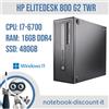HP PC Desktop HP EliteDesk 800 G2 TWR Cpu i7-6700 Ram 16 GB DDR4 SSD 480Gb Win11Pro