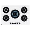 Electrolux EGG75372W Piano cottura Serie 600 Gas on Glass 75cm