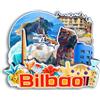 Quwsne Calamita per frigorifero Bilbao Canaria Spagna, souvenir da viaggio in città, regali turistici, 3D, monumenti classici, artigianato fatto a mano, decorazione per la casa -3588