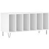 vidaXL Mobile Porta Dischi Bianco 100x38x48 cm in Legno Multistrato