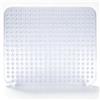 YOBWOK Tappeto Doccia Antiscivolo 80x80cm con Ventose,Bianco | Senza BPA,Antimuffa e Antibatterico,asciugatura rapida in PVC,Lavabile in lavatrice,Quadrato Tappeto Bagno Antiscivolo