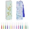 WangChaoJiu 100 Fogli Carta Acquerello 300 gr Cotone, 15 x 5 cm Carta per Acquerello | Cartoncino Bianco, Blocco Carta per Acquerelli, DIY Segnalibro per Pittura Fai Da Te, Biglietti di Auguri, con 15 Nappe