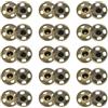 QUARKZMAN 50 Set Bottoni Automatici a Pressione, 10 mm Bottoni a Pressione da Cucire Invisibili in Metallo, in Ottone per Cucito Abbigliamento Jeans e Lavori Fai Da Te Bronzo