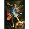 Vestin Stampa in Poster o Tela Canvas 100% QUALITà ITALIA - Guido Reni - San Michele Arcangelo - effetto Dipinto Idea Regalo Casa quadro cucina stanza da letto soggiorno (TELA CANVAS, 60X85 CM)