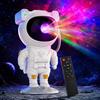 GiDaCom Proiettore Cielo Stellato e galassie a Forma di Astronauta - Luce Notturna con Laser e LED, Rotazione 360°, Telecomando, Timer, Effetto Universo - Per Camerette, Relax e Regalo