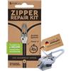 Zlideon Kit Riparazione Cerniere Impermeabili - 1 Pezzo, Argento (L) | Cursore di Ricambio per Cerniere, Ideale per Biancheria da Letto, Felpe con Cappuccio, Giacche Leggere, Prodotto in Germania