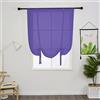 SIMPVALE Tenda a Pacchetto Viola Scuro 80 x 120cm 1 Pezzo per Cucina | Tende per Interni Leggere ed Eleganti, Tende Semitrasparenti con Protezione della Privacy per Camera da Letto e Salotto