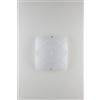 Fan Europe Luce_Ambiente_Design - Plafoniera decorativa a filo, vetro bianco lucido, attacco E27