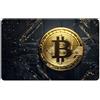 Peacoblue Adesivo Copri Skin Della Carta di Credito/Debito Bitcoin, Pelle per Carta Resistente All'Acqua, Antigraffio e Attraente Personalizzata In 4 stili per Carte di Credito, Debito e Trasporto