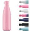 Chilly's Original Borraccia - Borraccia in Acciaio Inossidabile con Isolamento Sottovuoto, Riutilizzabile, per Bevande Calde e Fredde - A Prova di Perdite, Senza Condensa - Matte - All Pink, 260ml