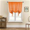 SIMPVALE Tenda a Pacchetto Arancione 80x120cm 1 Pezzo - Tenda Romana | Tende per Interni Leggere ed Eleganti, Tende Semitrasparenti con Protezione della Privacy per Camera da Letto e Salotto
