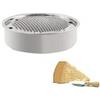 SHOPPING IN RETE GRATTUGIA Formaggio Acciaio Inox A Mano SCATOLATA 18CM Tonda Cucina
