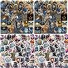 Wisebom 200 Pezzi Astronomia Universo Pianeti Adesivi, Adesivi Vintage Vinile Impermeabile Anime Adesivi Adulti Graffiti Sticker Set per Regalo Pacchetto Libro Valigia
