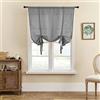 SIMPVALE Tenda a Pacchetto Grigio 120x120cm 1 Pezzo - Tenda Romana | Tende per Interni Leggere ed Eleganti, Tende Semitrasparenti con Protezione della Privacy per Camera da Letto e Salotto