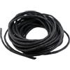 The Bead Shop Cordino di cotone cerato nero, 2 mm - 10 metri - Filo per collane, filo per bracciali, filo per perline, per creazione di gioielli, macramè, progetti fai da te