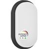 Oktaplex lighting Plafoniera LED Ovale Nera 10W 800Lm Lampada a Muro 3000K Luce Naturale Bianco Caldo IP54 Lumi