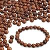 HICARER 500 perline in legno, perle africane assortite marrone scuro perline artigianali in legno naturale per braccialetti e fabbricazione di gioielli, 8 mm