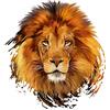 GIVBRO Toppa termoadesiva per trasferimento termico - Motivo leone - Tigre - Per abbigliamento, t-shirt, giacche, jeans, zaini