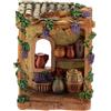 Holyhome Bottega Osteria per Presepe 10x8x5 cm (3,93x3,14x1,96 Inch) - Per Statuine da 6/8 cm - Realizzata in Resina - Dipinta a Mano - Made in Italy