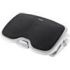 Kensington Smartfit K56144USF - Poggiapiedi regolabile in altezza e angolo in memory foam, poggiapiedi antiscivolo per scrivania da ufficio, colore: bianco/nero