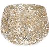 BIZZOTTO PORTA CANDELA VETRO BRILLANT ORO D16,5X12H
