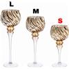 BIZZOTTO PORTA CANDELA PEZZO SINGOLO ISABELL CALICE BRONZO S